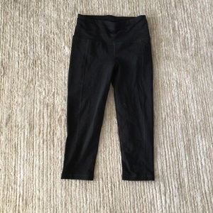 Black Prana Cropped Leggings